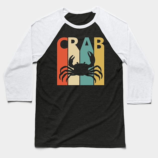 Vintage Crab Animal Gift Baseball T-Shirt by GWENT